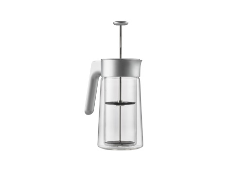Dvoustěnný skleněný french press  Silver 0,8 l