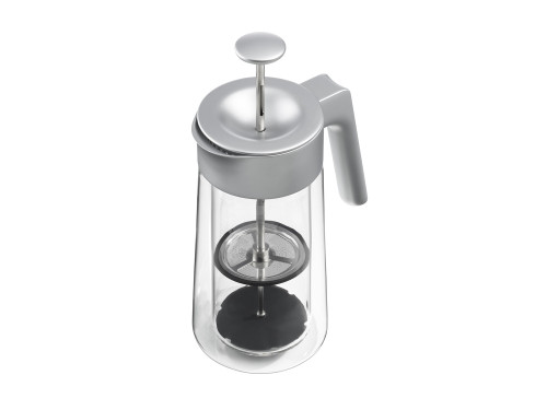 Dvoustěnný skleněný french press  Silver 0,8 l