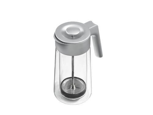 Dvoustěnný skleněný french press  Silver 0,8 l
