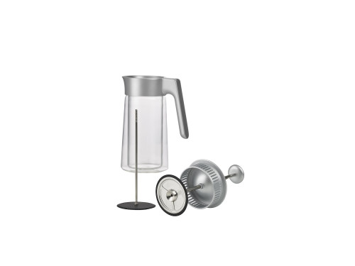 Dvoustěnný skleněný french press  Silver 0,8 l