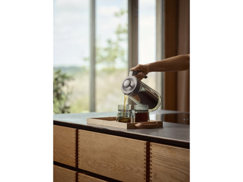 Dvoustěnný skleněný french press  Silver 0,8 l