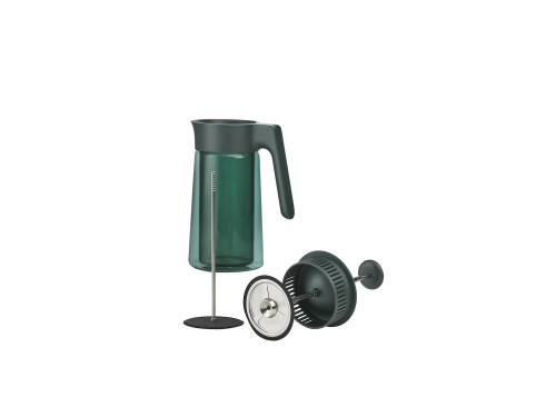 Dvoustěnný skleněný french press  Green 0,8 l