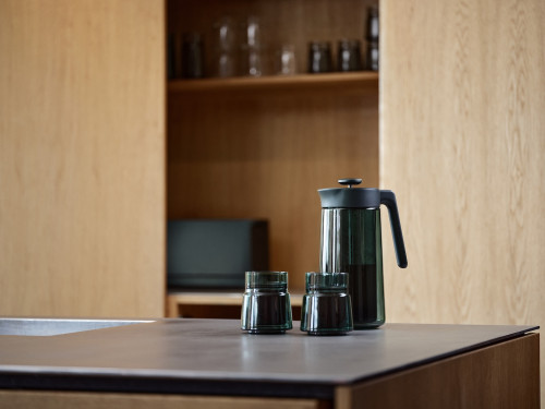 Dvoustěnný skleněný french press  Green 0,8 l