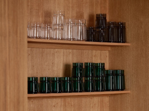 Dvoustěnná sklenice na latté Green 33 cl