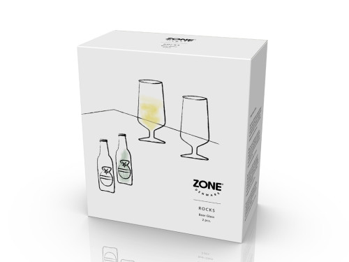 Sklenice na pivo 30cl Rocks Clear