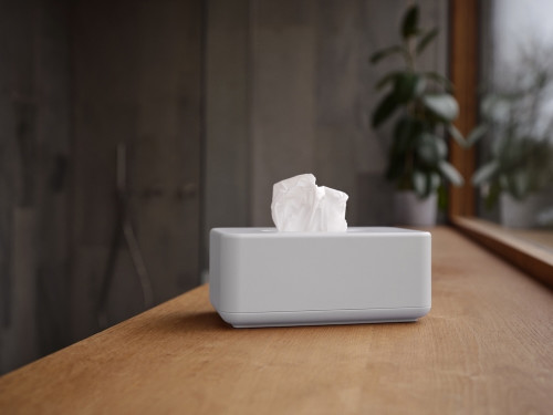 Box na kapesníky Ume Soft Grey