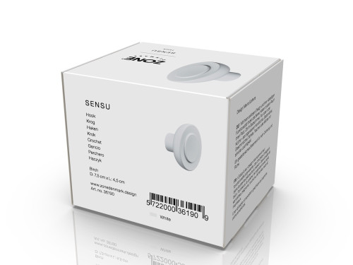 Háček na zeď Sensu White