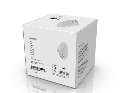 Háček na zeď Sensu White