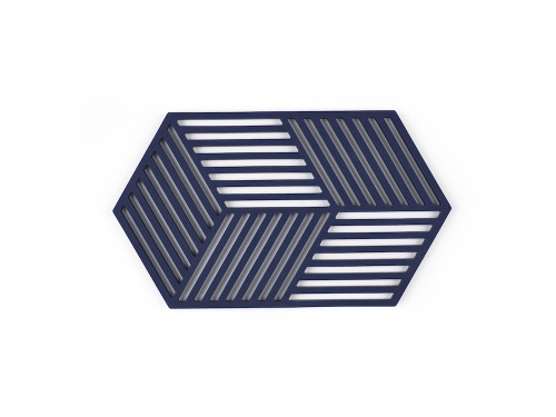Silikonová podložka pod horké Hexagon Midnight