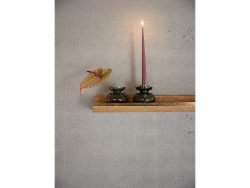 Skleněná váza/Svícen Inu Moss Green/Brass