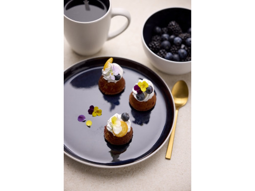 Kameninový hrnek s ouškem 30 cl White/Dark Blue