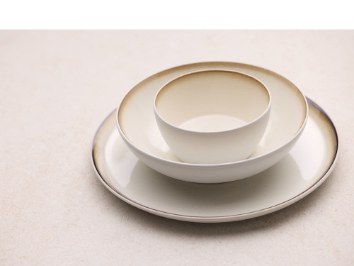 Kameninová mísa na těstoviny 20 cm  White/Cream