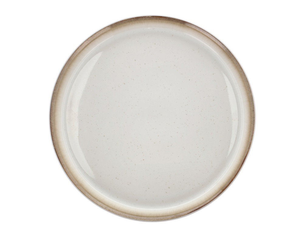 Kameninový mělký talíř 27 cm White/Cream