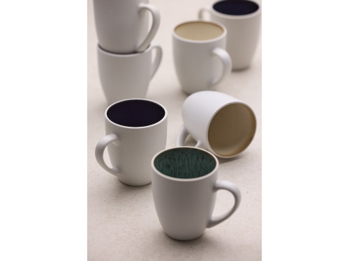 Kameninový hrnek s ouškem 30 cl White/Cream