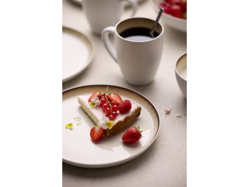 Kameninový hrnek s ouškem 30 cl White/Cream