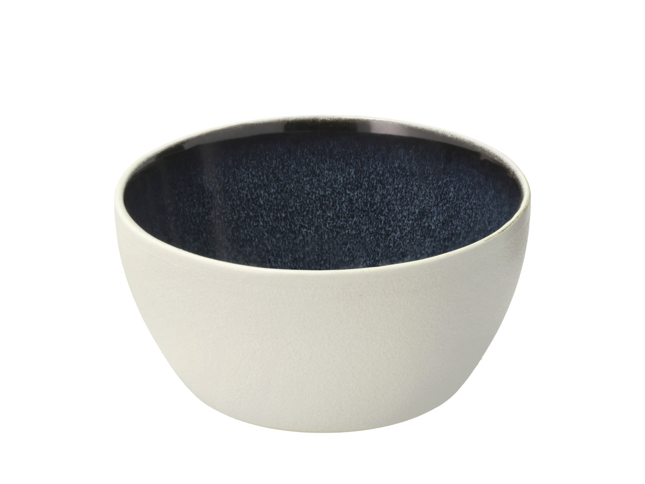 Kameninová miska 400 ml  White/Dark Blue