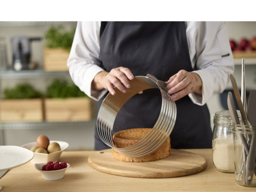 Nastavitelný kráječ na dorty 24-30x8cm