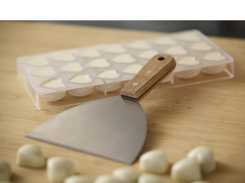 Špachtle na čokoládu Dub/Nerez