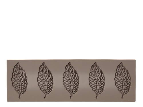 Silikonová forma na ozdoby čokoládové Lístky Latte