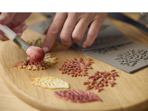 Silikonová forma na ozdoby čokoládové Lístky Latte