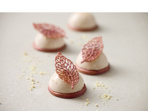 Silikonová forma na ozdoby čokoládové Lístky Latte