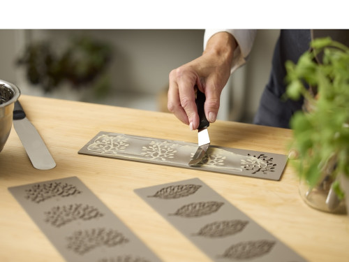 Silikonová forma na ozdoby čokoládové Větve Latte