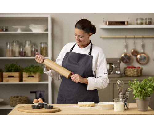 Dubový váleček na těsto s kuličkovými ložisky