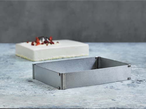 Nastavitelný dortový rám 28 x 18 x 5cm