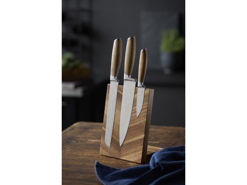 Nůž na bylinky 20 cm Nerez/Akáciové dřevo