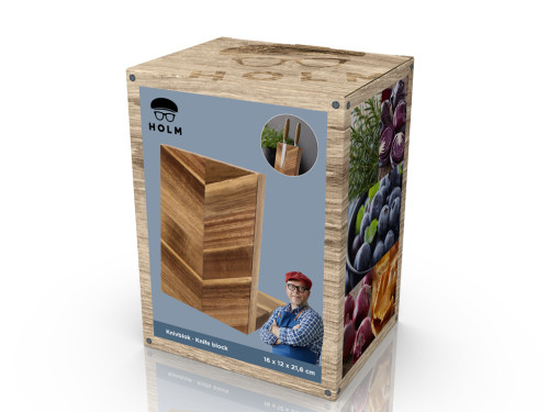 Stojan na nože Akáciové dřevo