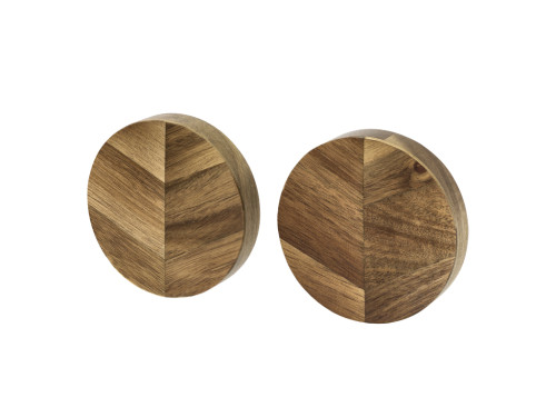 Magnetický držák na nože 2ks Akáciové dřevo