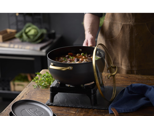 Kastrol Brasserie 8 l černý