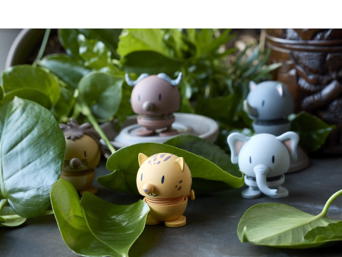 Figurka Hoptimist Slon S Soft Grey