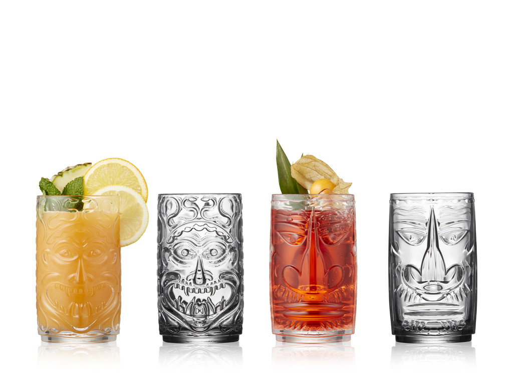 Koktejlové sklenice Tiki 45 cl (4 ks)