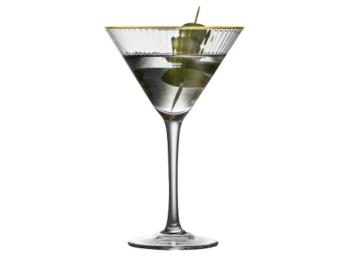 Sklenice na martini Palermo Gold 25 cl (4 ks)