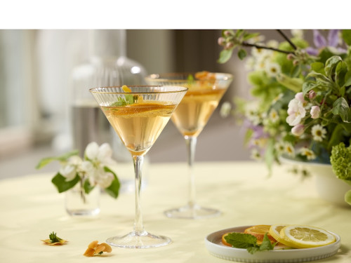 Sklenice na martini Palermo Gold 25 cl (4 ks)