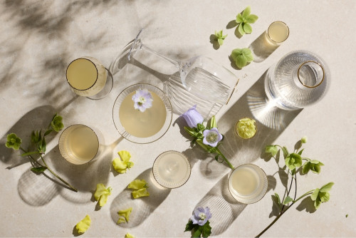 Sklenice na martini Palermo Gold 25 cl (4 ks)