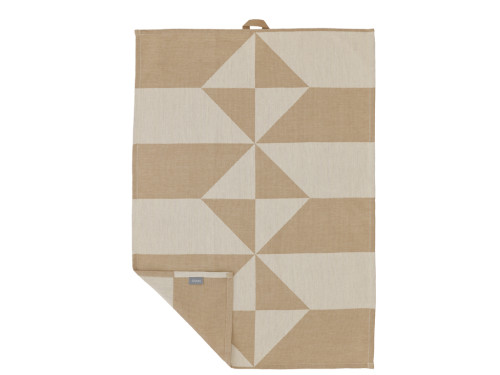 Kuchyňská utěrka 50x70 Twist (sada 2 ks) Warm Taupe