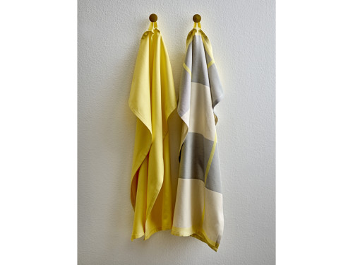 Kuchyňská utěrka 50x70 Blocks (sada 2 ks) Yellow