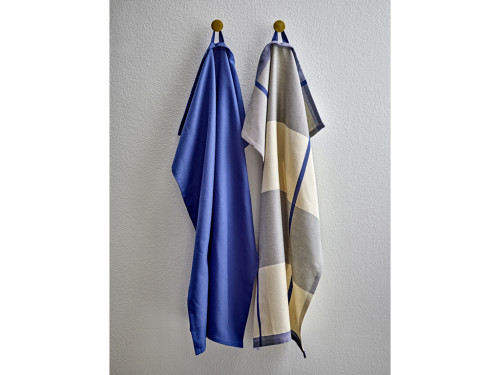 Kuchyňská utěrka 50x70 Blocks (sada 2 ks) Royal Blue