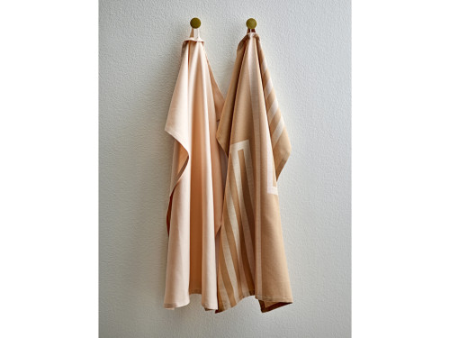 Kuchyňská utěrka 50x70 Reflection (sada 2 ks) Warm Taupe