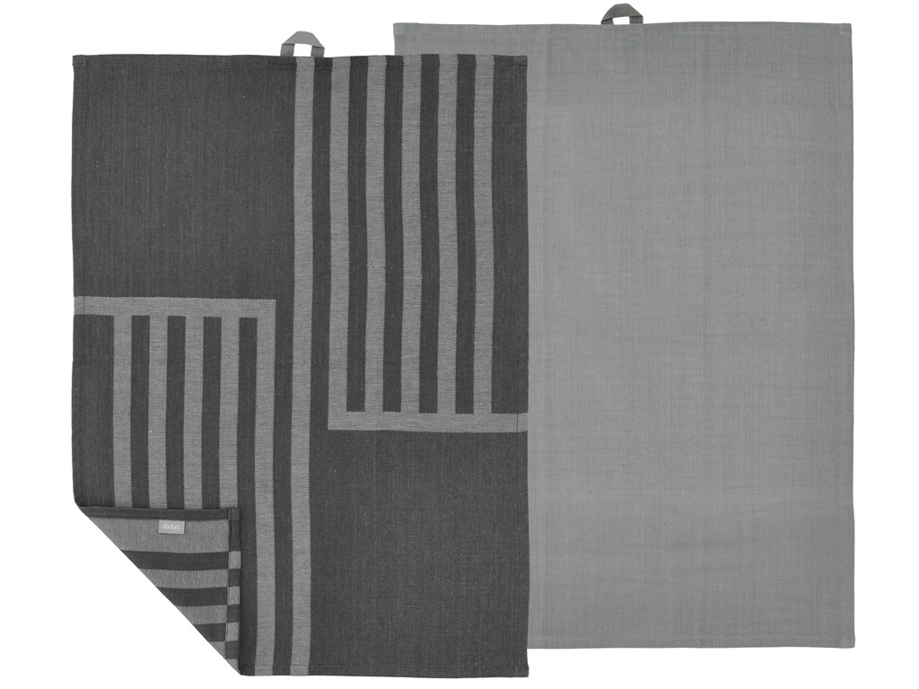 Kuchyňská utěrka 50x70 Reflection (sada 2 ks) Ash