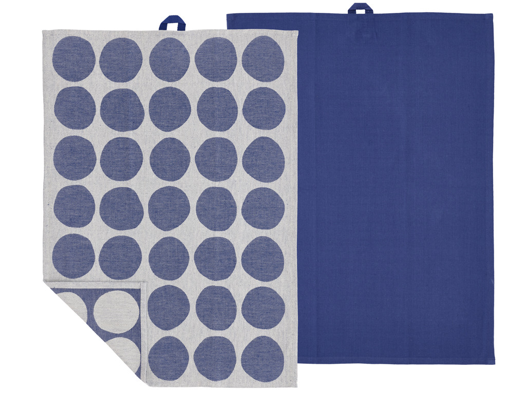Kuchyňská utěrka 50x70 Bubbles (sada 2 ks) Royal Blue