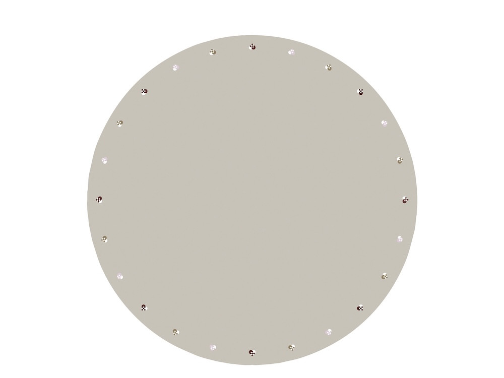 Ubrus pod stromeček ⌀110 Christmas Hearts Embroider Rose