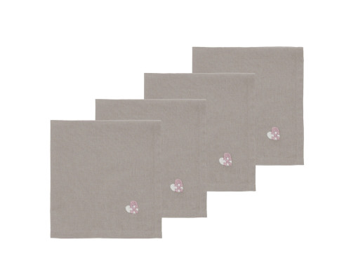 Vánoční ubrousky  Christmas Hearts