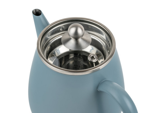 Dvoustěnná konvička na čaj Duet Eva 0.5l ice blue