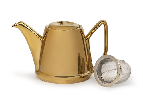 Konvička na čaj Cosy Manto Tulip 1.1L gold