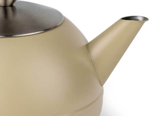 Dvoustěnná konvička na čaj Duet Bella Ronde 1,2L Taupe