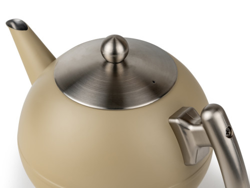 Dvoustěnná konvička na čaj Duet Bella Ronde 1,2L Taupe
