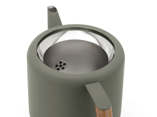 Dvoustěnná konvička na čaj Duet Boston 1,1L Slate Grey